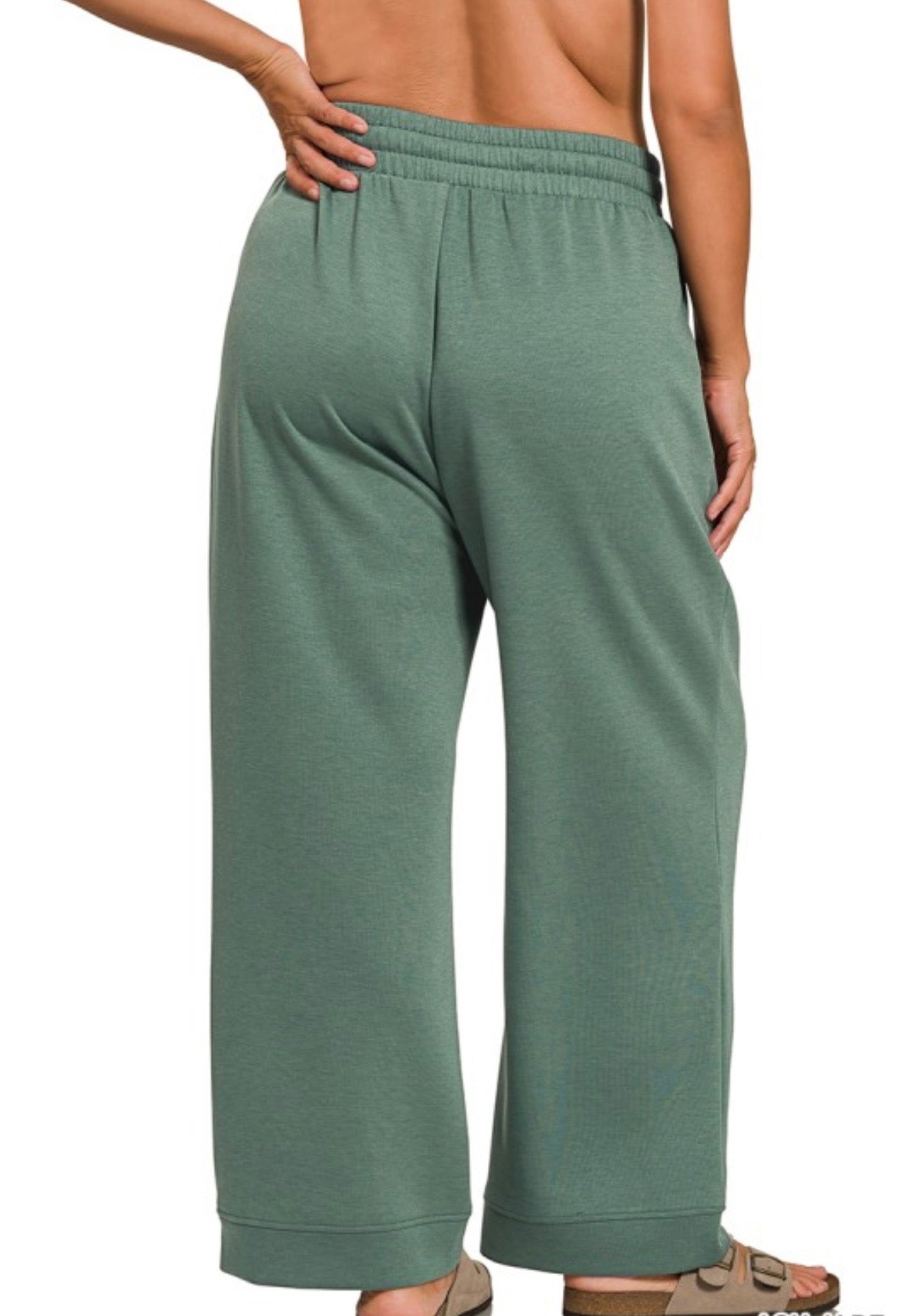 Curvy Scuba Drawstring Pants