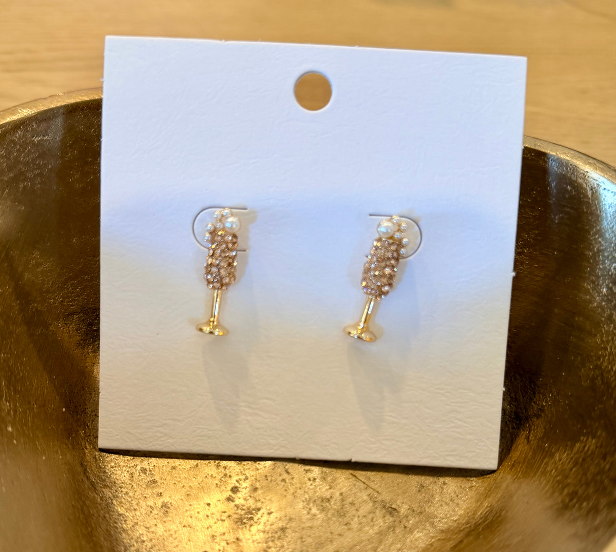 Sparkling Champagne Earrings