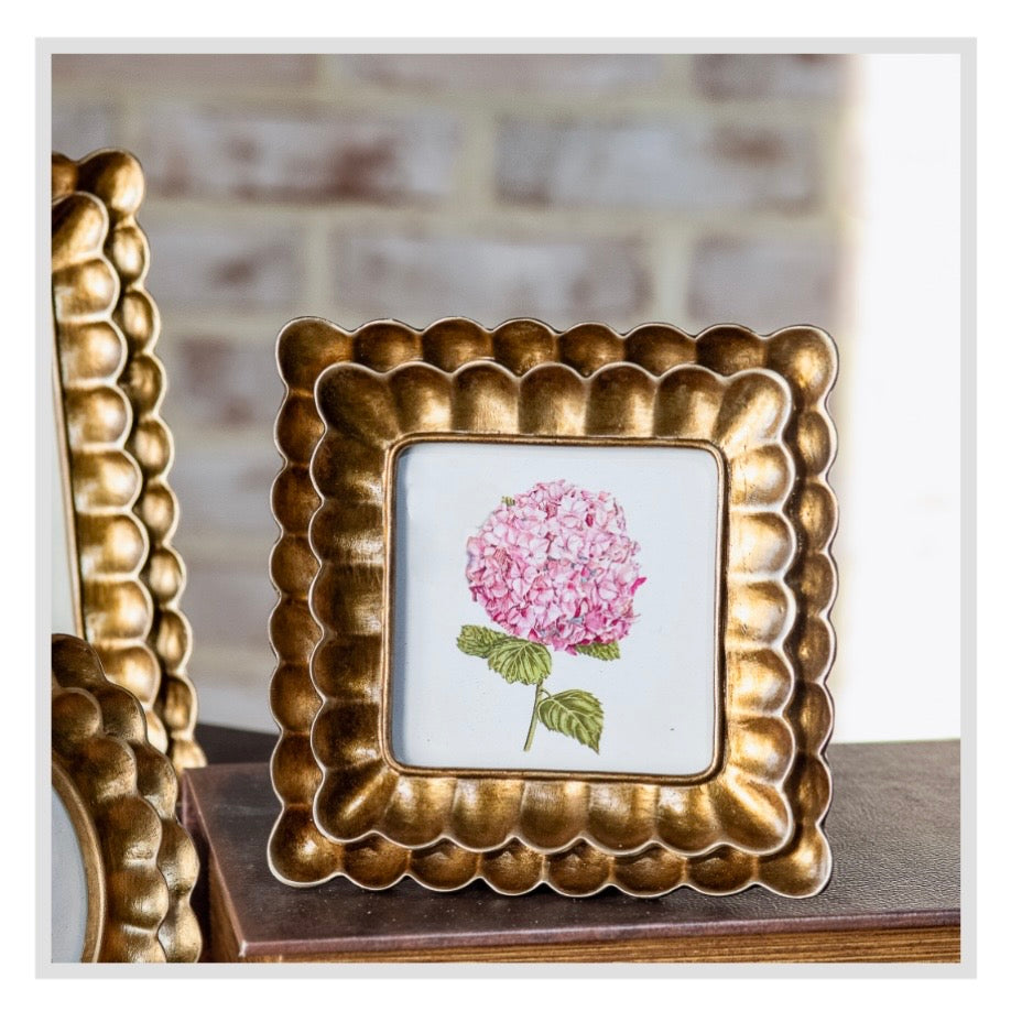 4x4 Bronze Scallop Frame
