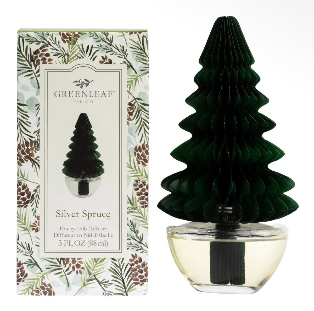 Greenleaf Honeycomb Tree Diffuser Silver Spruce