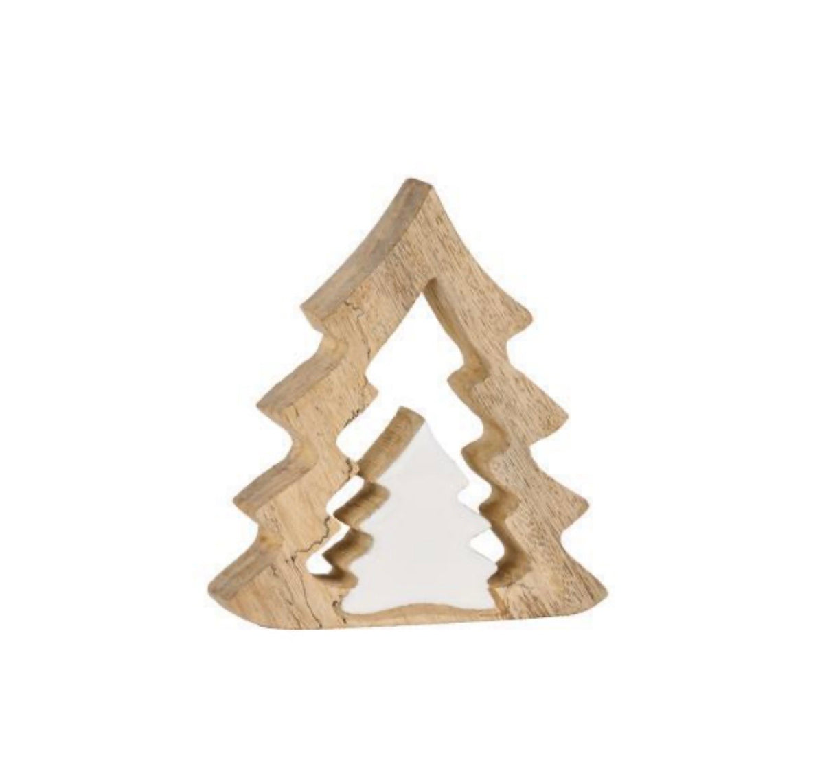 5" Mango Wood Tree in Tree Decor