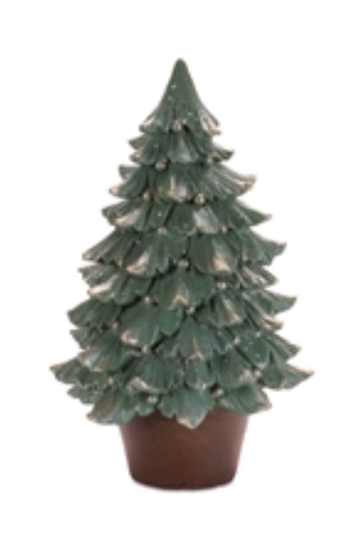 Holly Leaf Potted Resin Tree