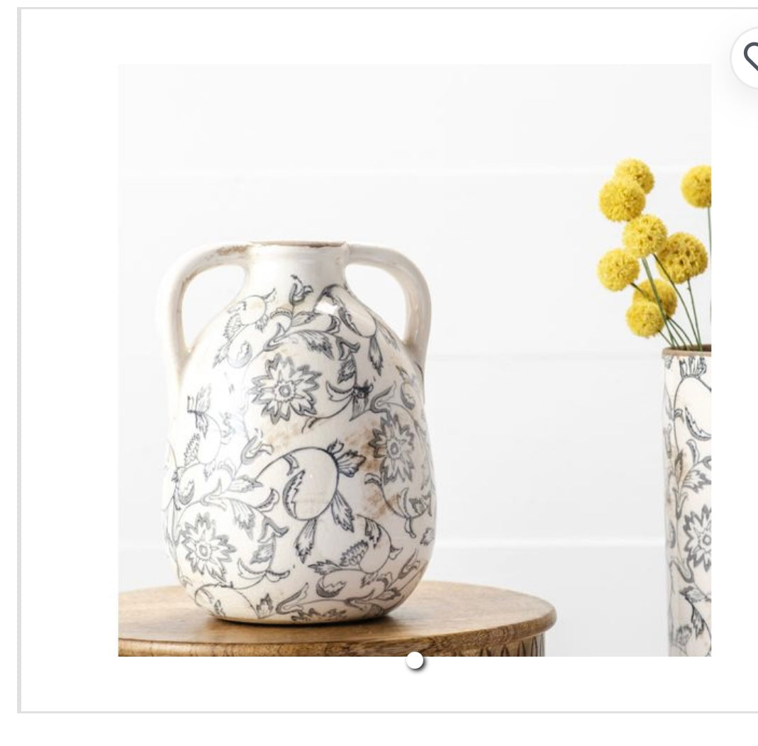 HEIRLOOM HANDLE VASE