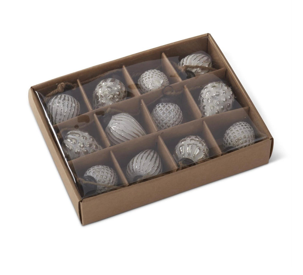 48" Mercury Glass Acorn Ornament Garland