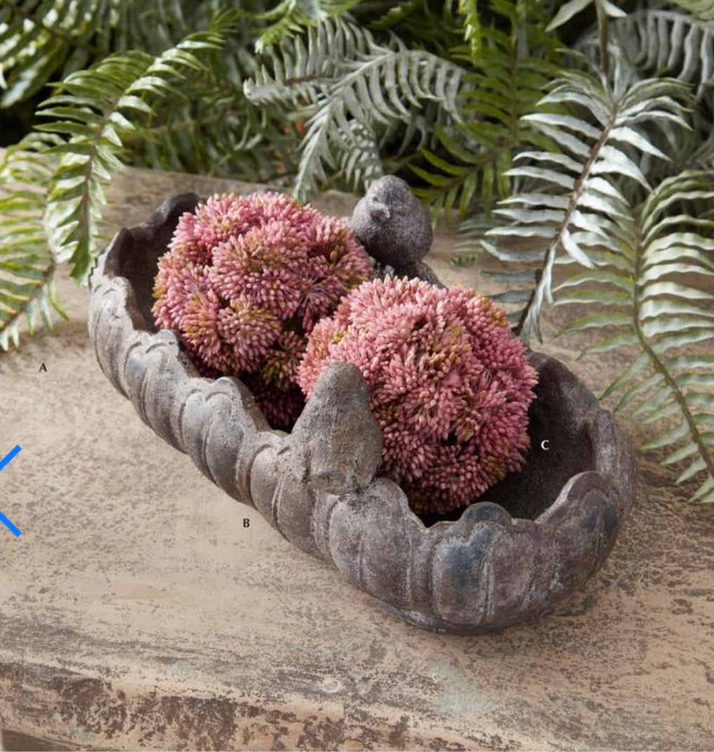 4" Pink Sedum Ball