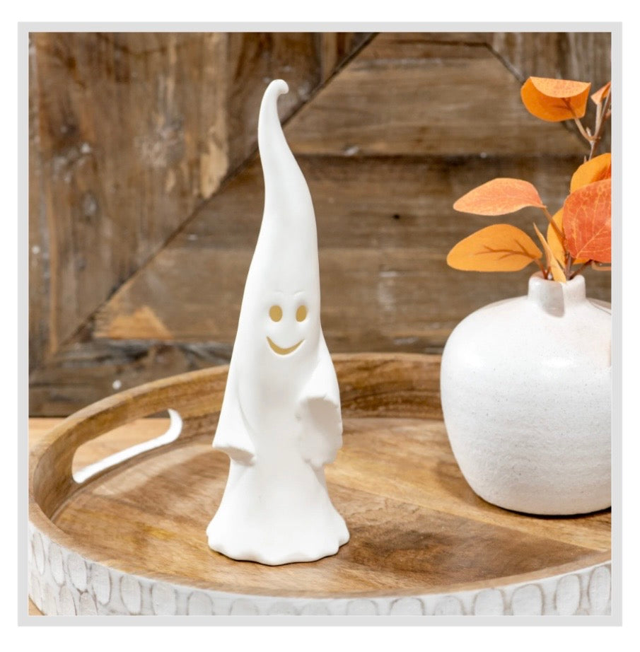 10" Ceramic LED Ghost