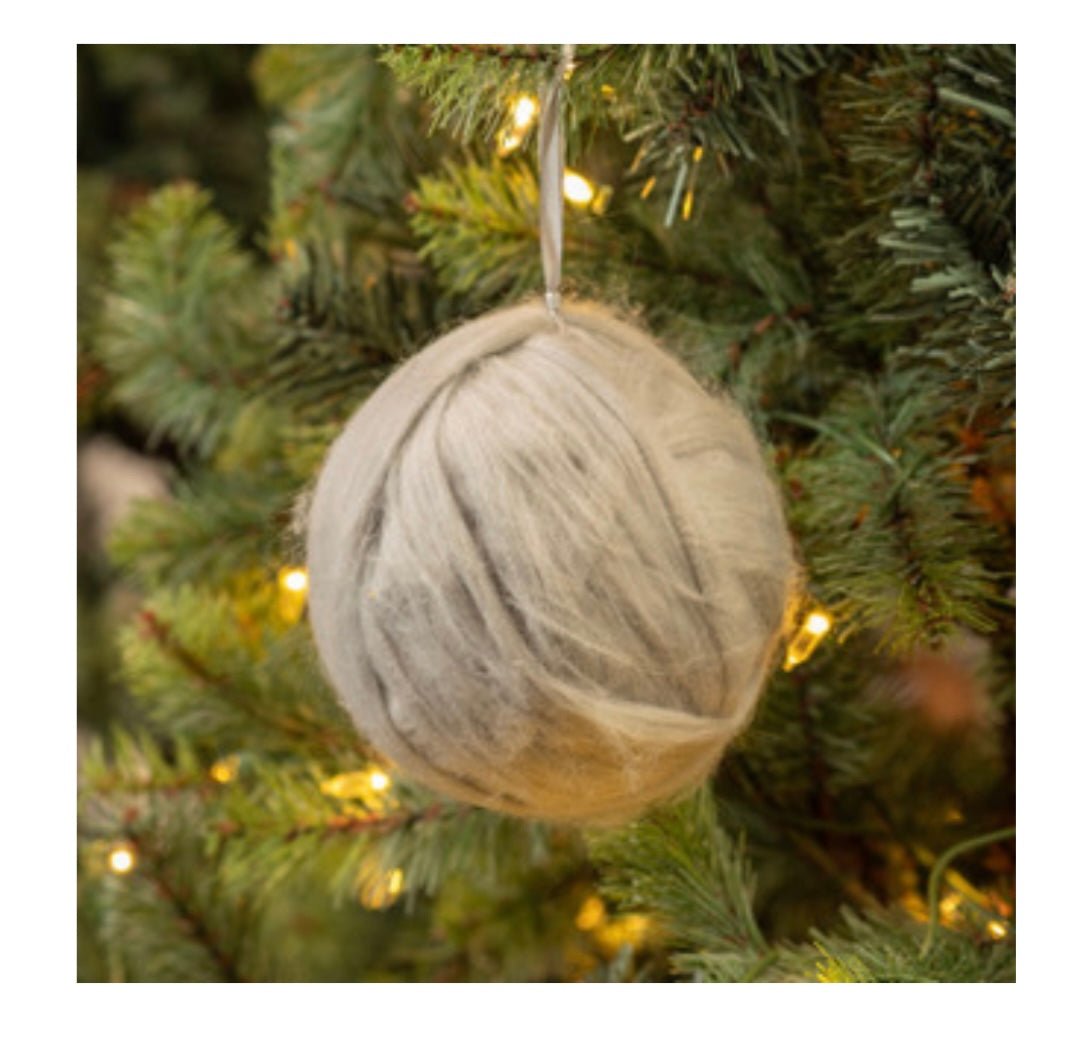 4.5" Grey Yarn Ball
