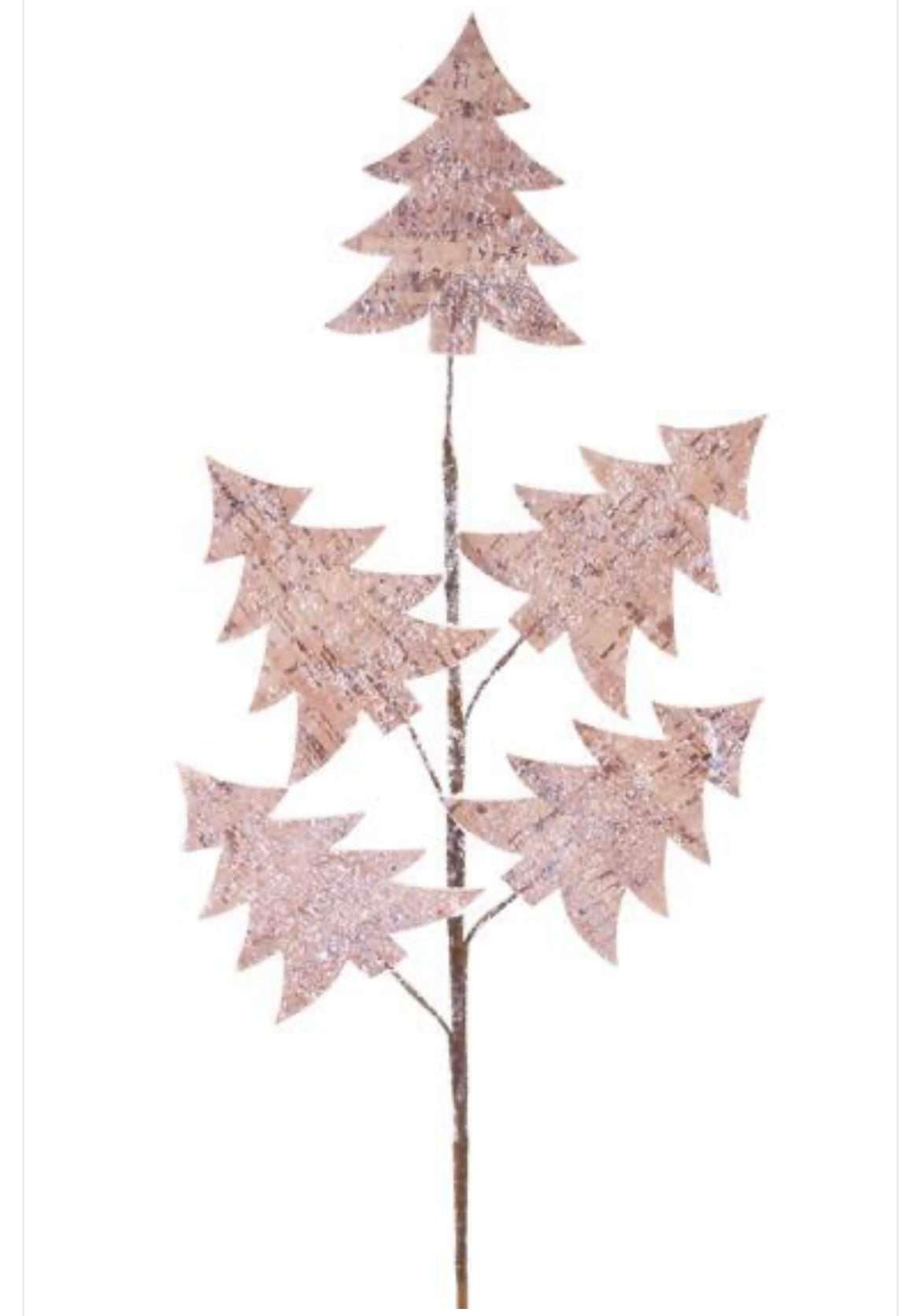 32" L Glitter Pine Tree Spray