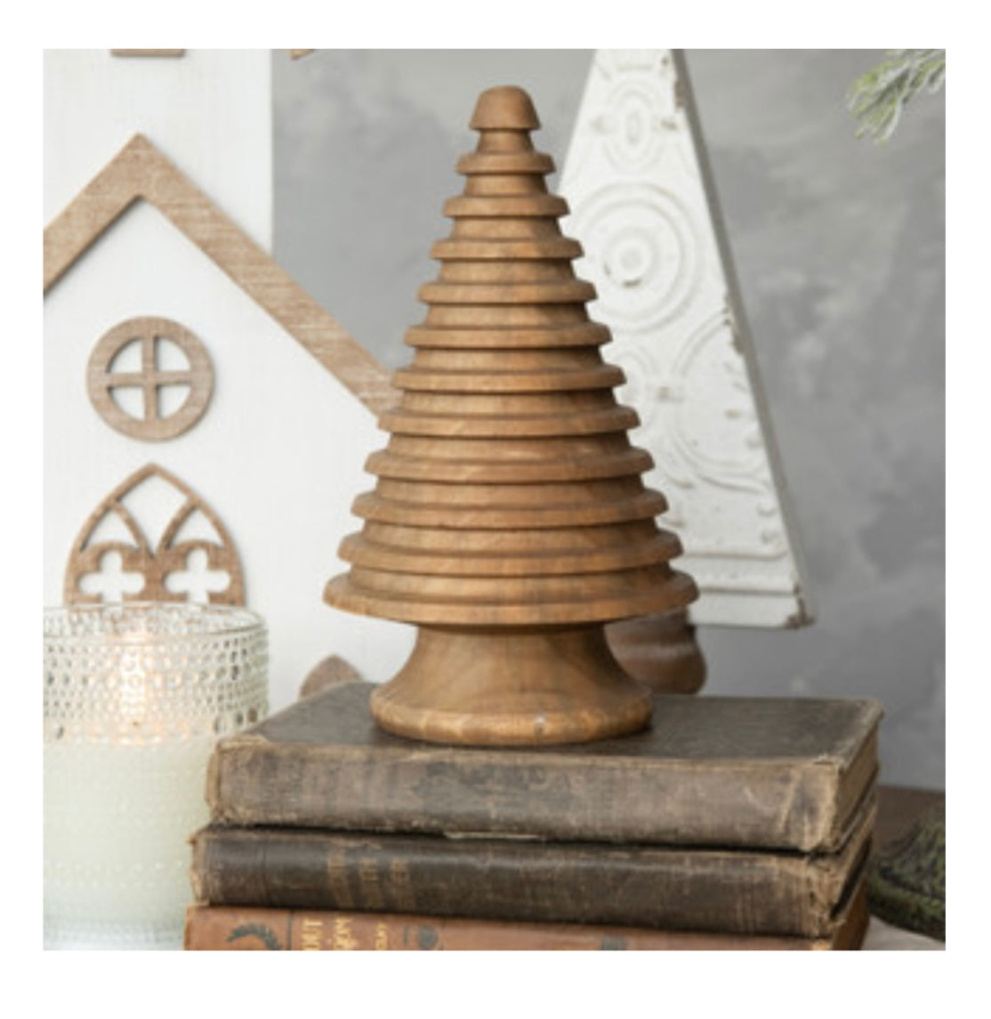 8" Grooved Pine Tree