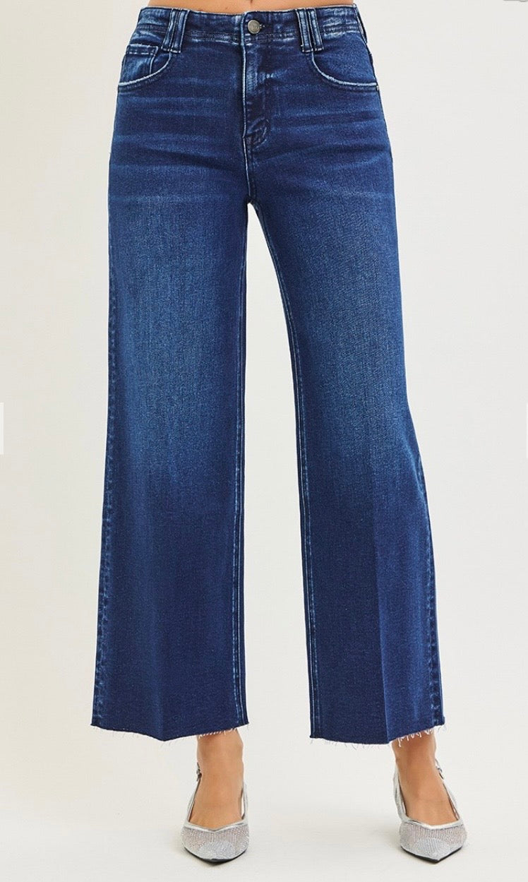 Risen HR Wide Leg Jeans