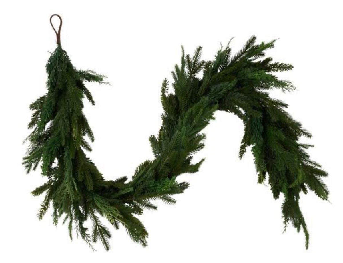 6' Mixed Pine Garland