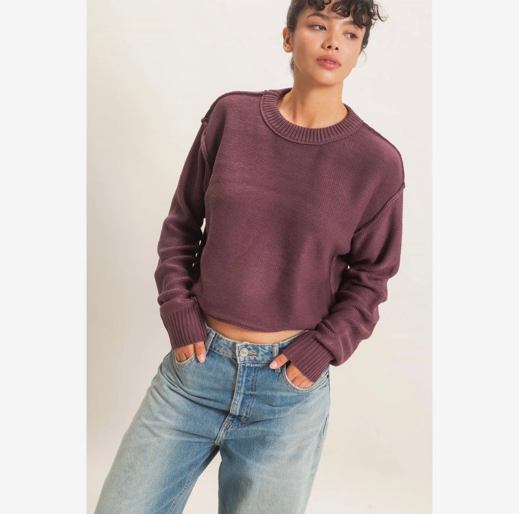 Oversized Sweater with Seam Detail