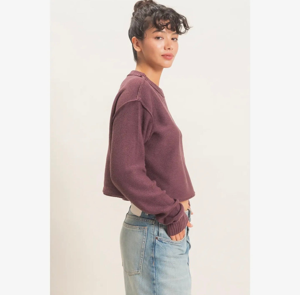 Oversized Sweater with Seam Detail