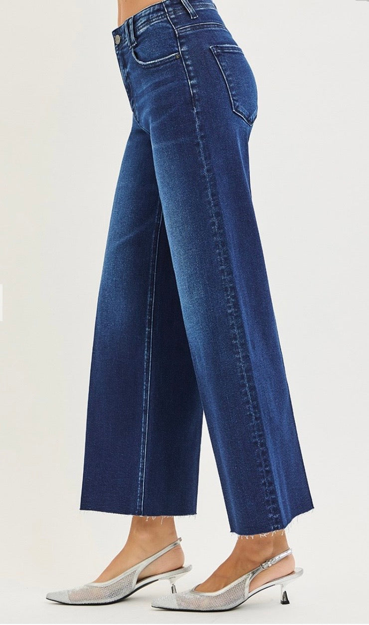 Risen HR Wide Leg Jeans