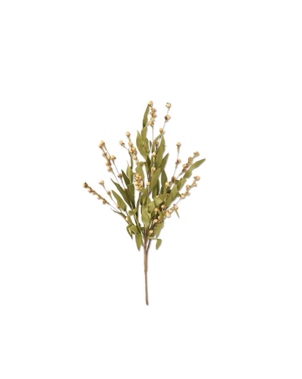 22.5" Beige Berry Bush