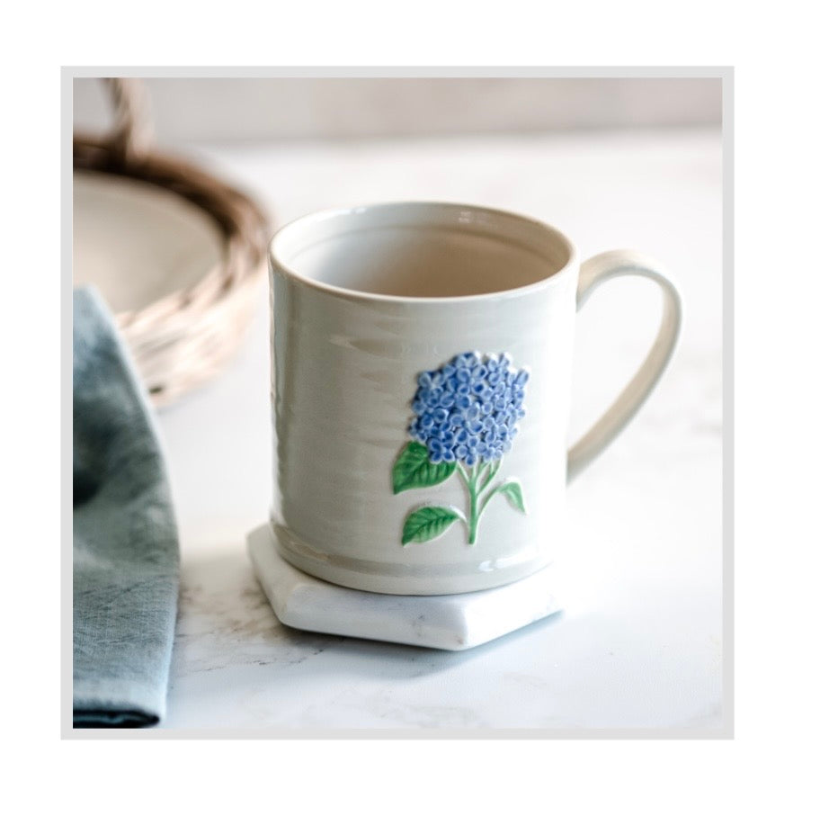 Blue Hydrangea Mug