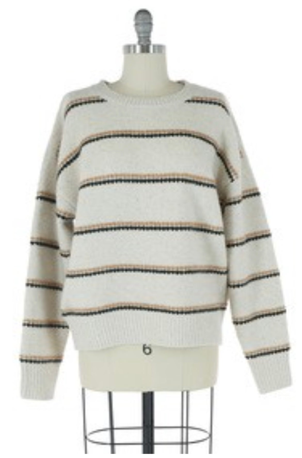 Ivory Stripe Sweater
