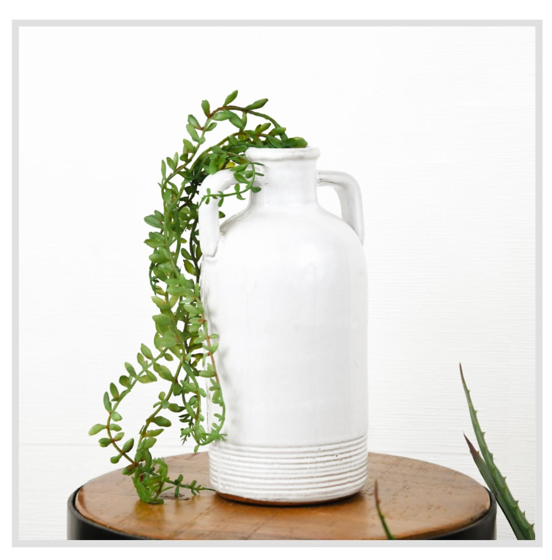 8" 2 HANDLE JAR