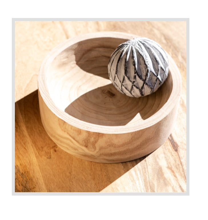 NATURAL WOOD BOWL