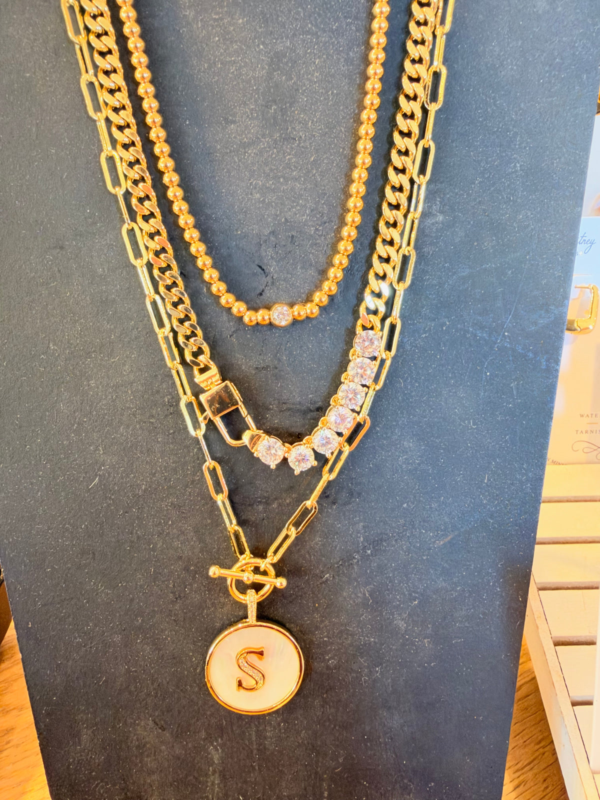 Beaded Crystal Stone Necklace