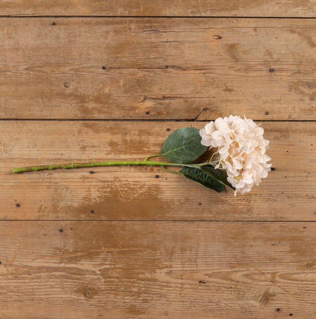 22" Cream Hydrangea Spray