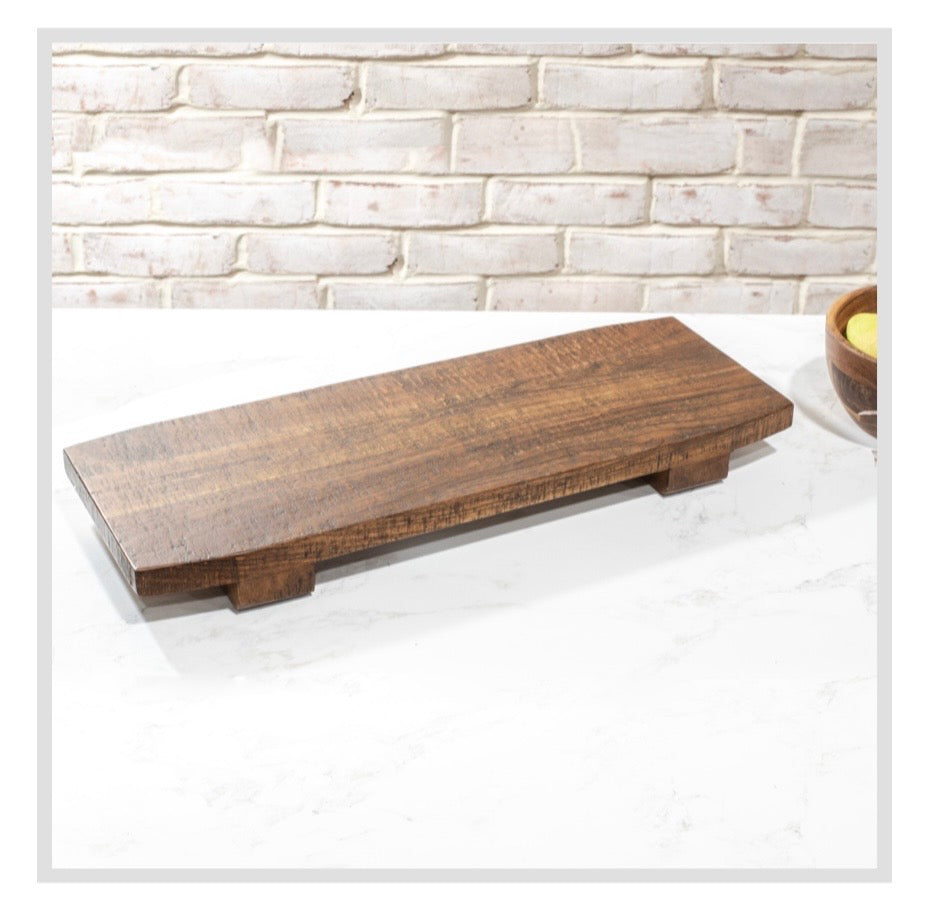 9x24 Acacia Wood Butcher Block Stand