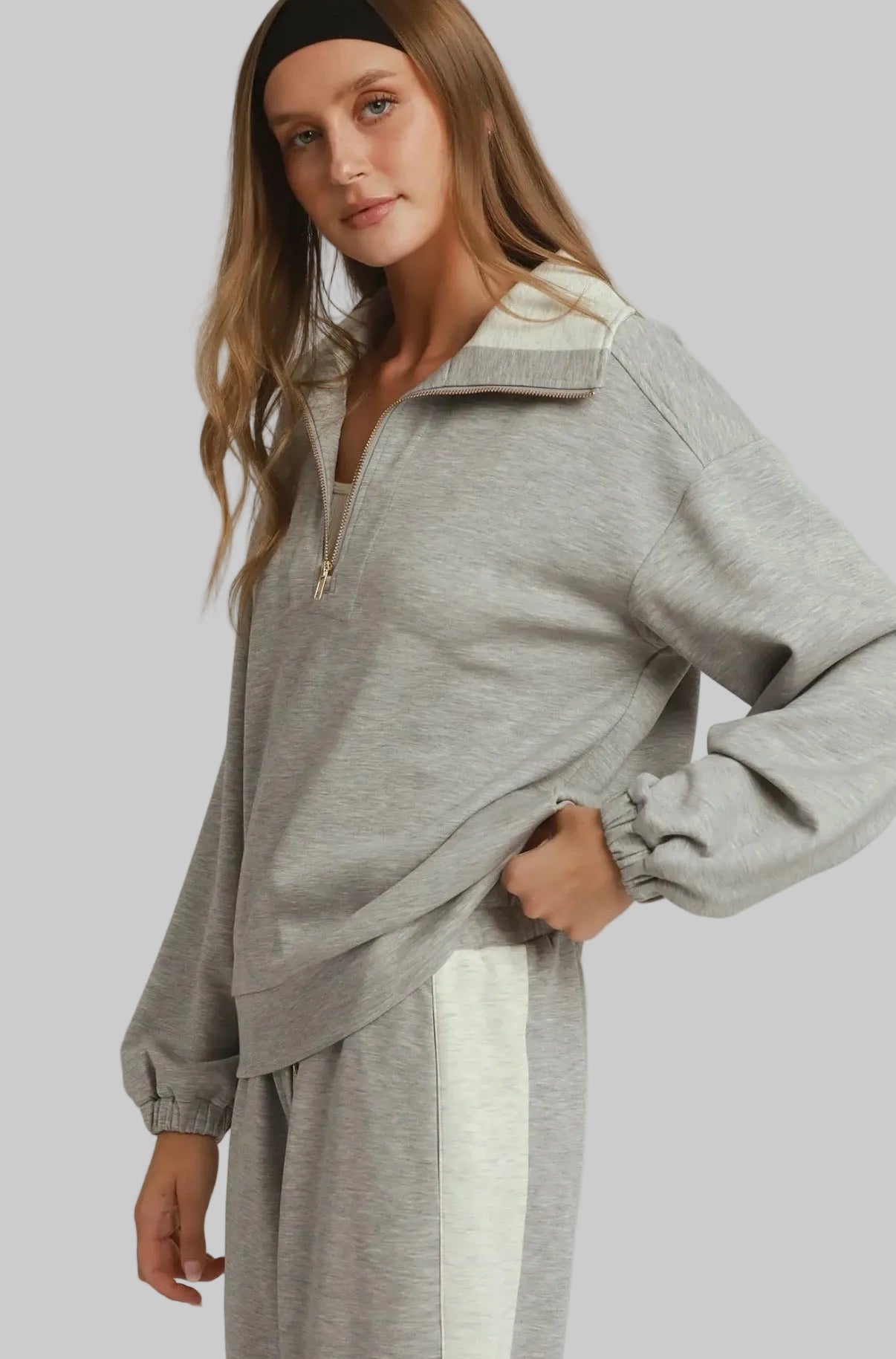 Cloudknit Front Zip Sweatshirt
