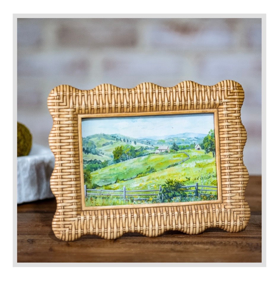 4x6 Natural Weave Photo Frame