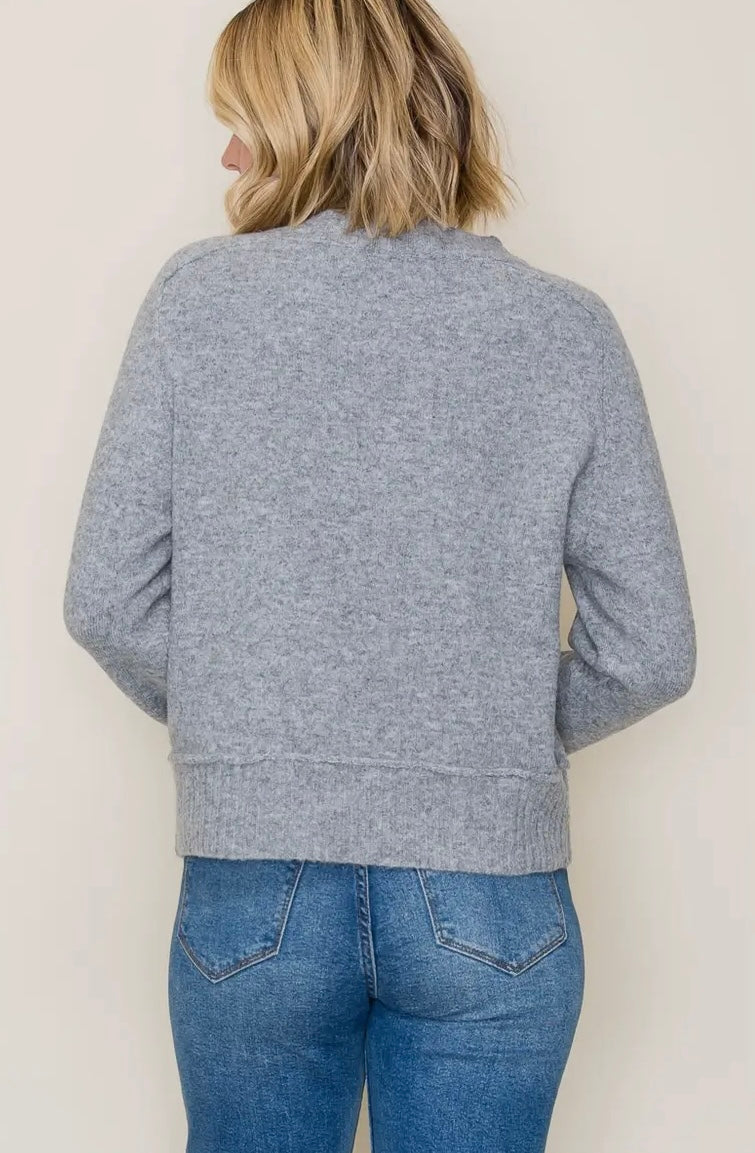 Cozy Center Seam Sweater