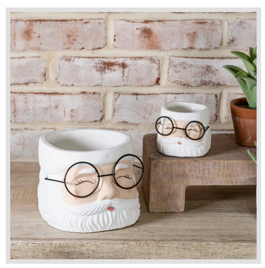Santa Glasses Planters