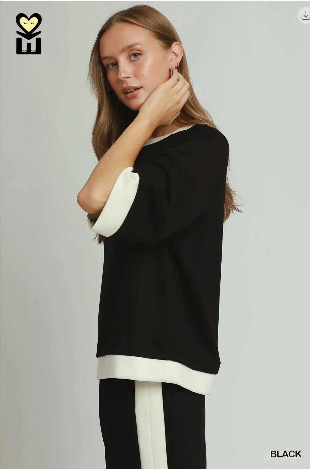 Luxe Knit Butter Soft Color Block Top