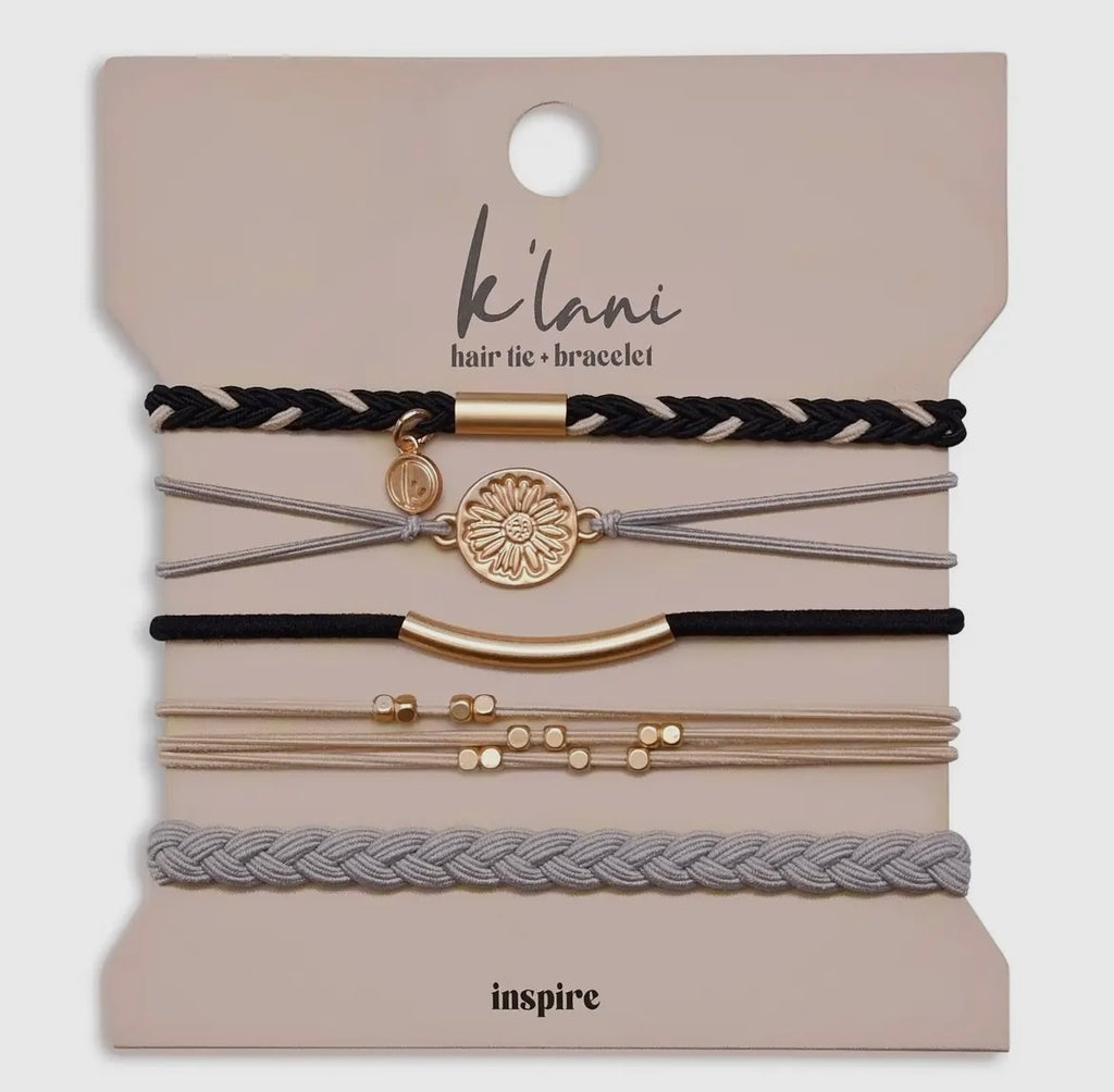 K'lani Stretch Hair Tie Bracelet Sets