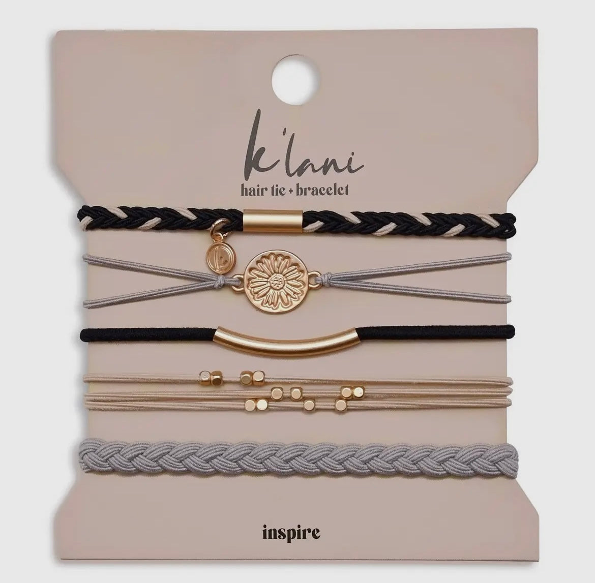 K'lani Stretch Hair Tie Bracelet Sets