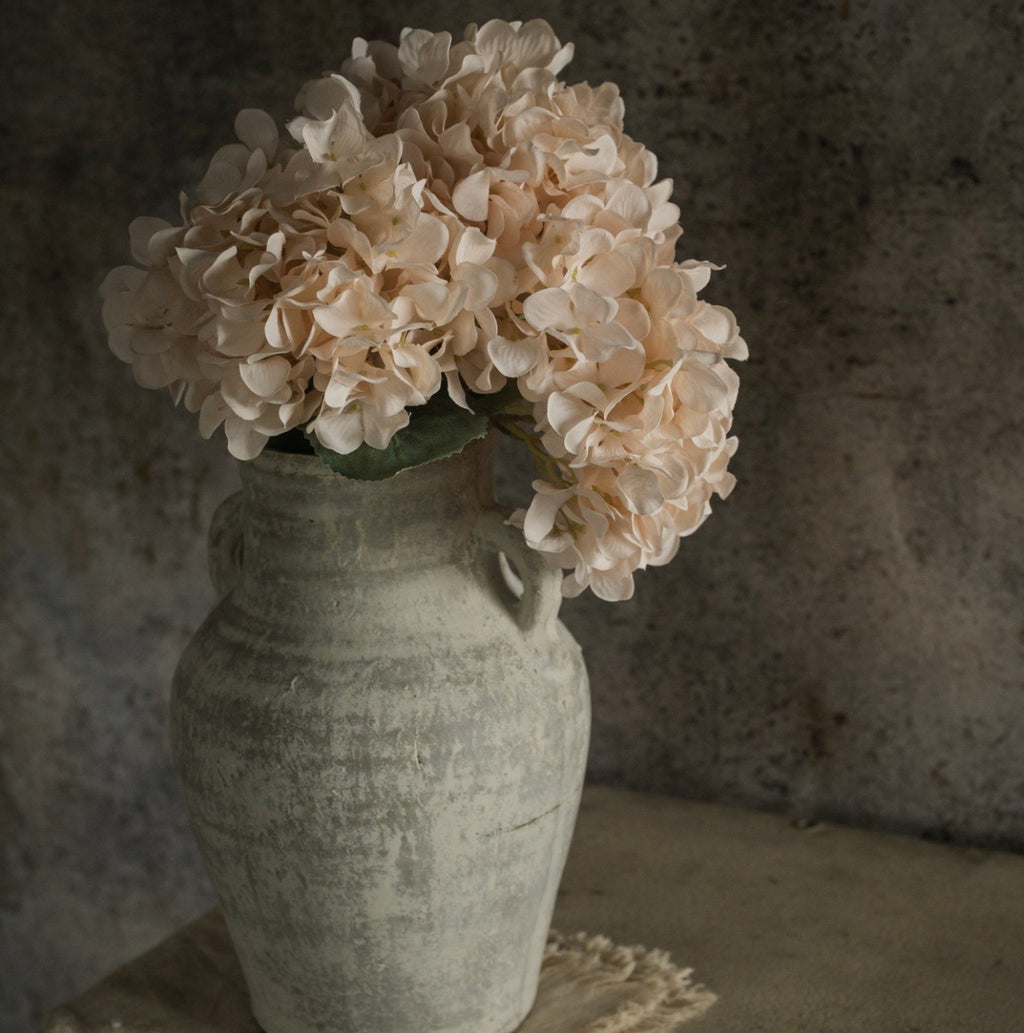 22" Cream Hydrangea Spray