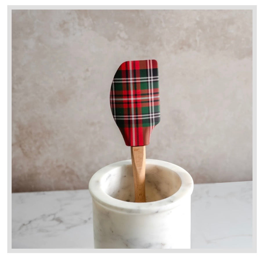 Red Tartan Plaid Spatula