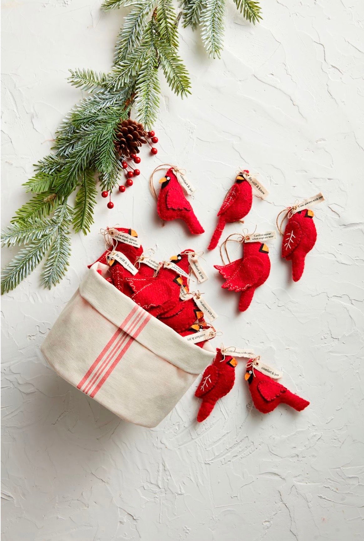Cardinal Ornaments