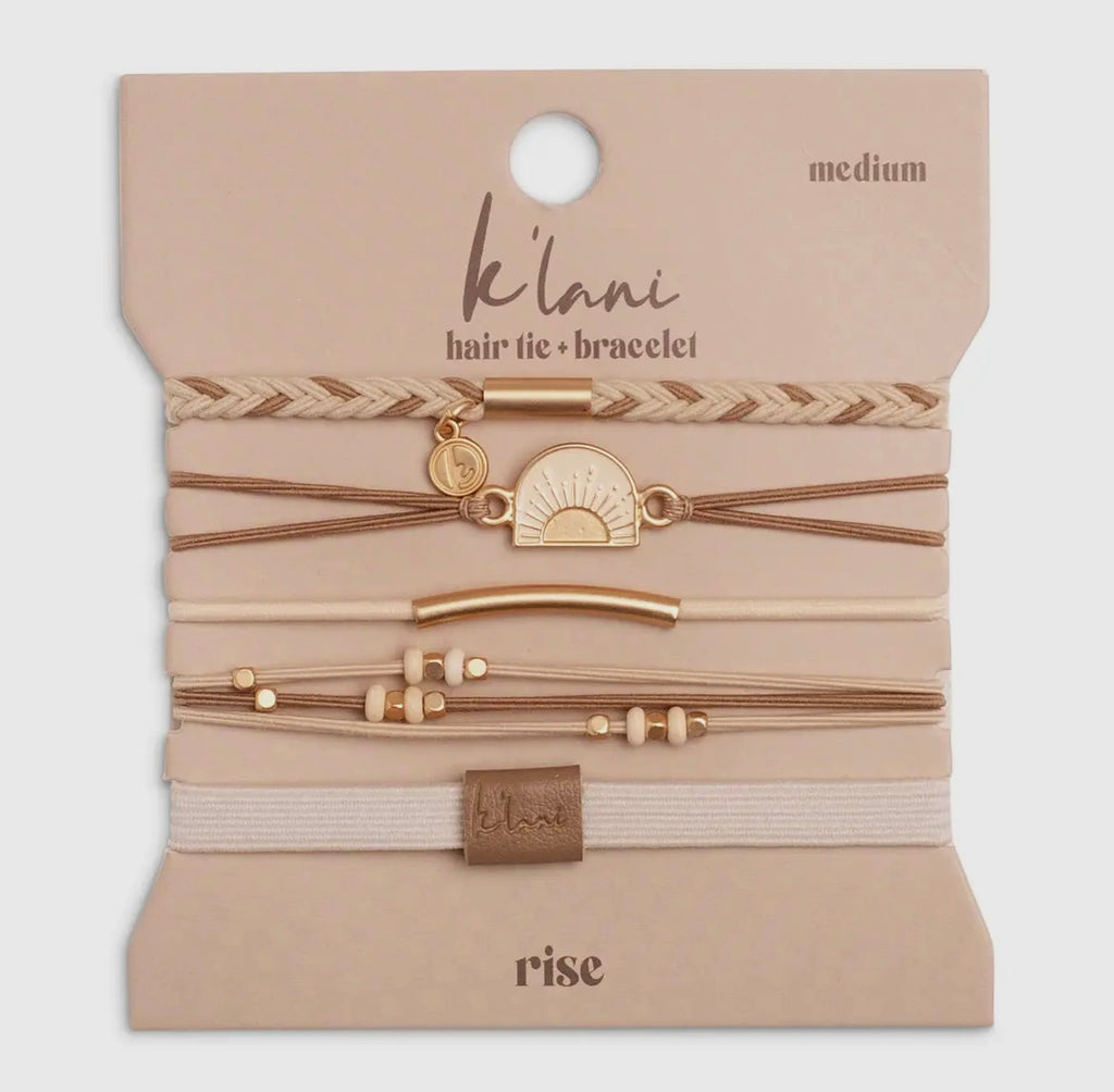 K'lani Stretch Hair Tie Bracelet Sets