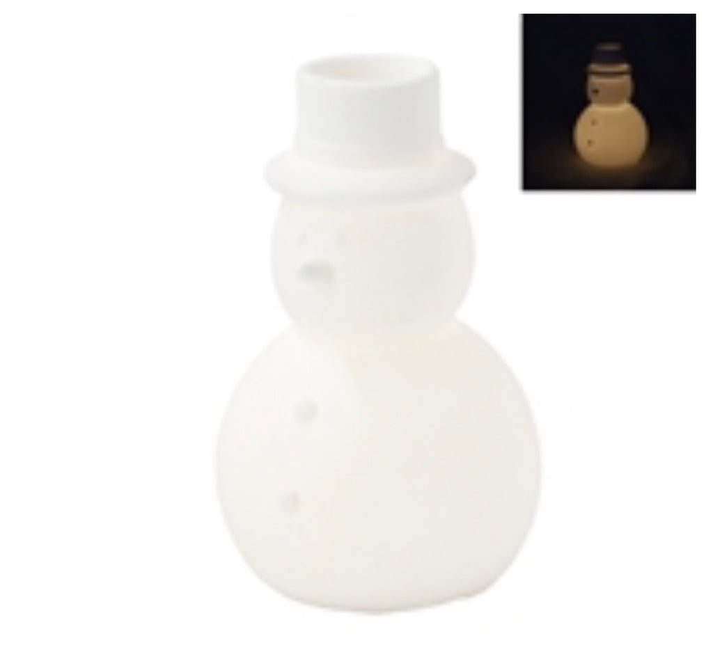 White Light Up Snowmen