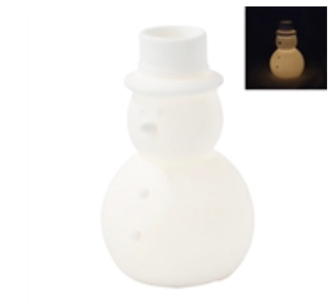 White Light Up Snowmen
