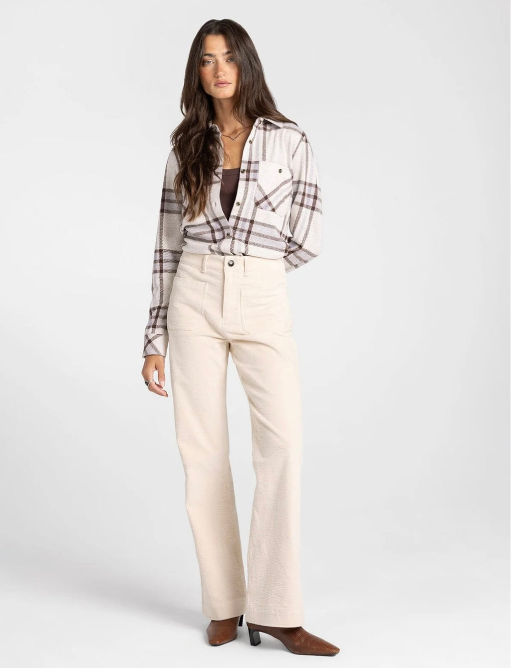Super Soft Lewis Button Down Plaid Shirt