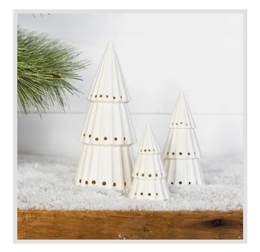 Ceramic Light Up Christmas Trees