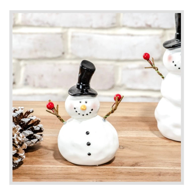 5.5" Ceramic Snowman