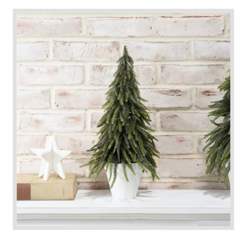 17" Gold Dusted Tree in Pot