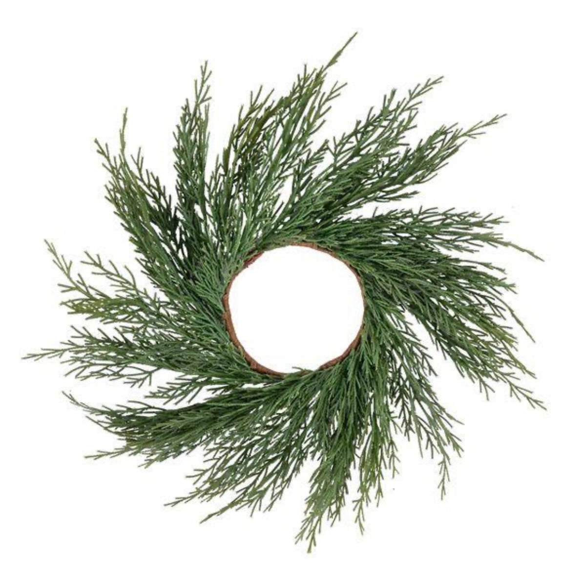 12" ARBORVITAE CANDLE RING