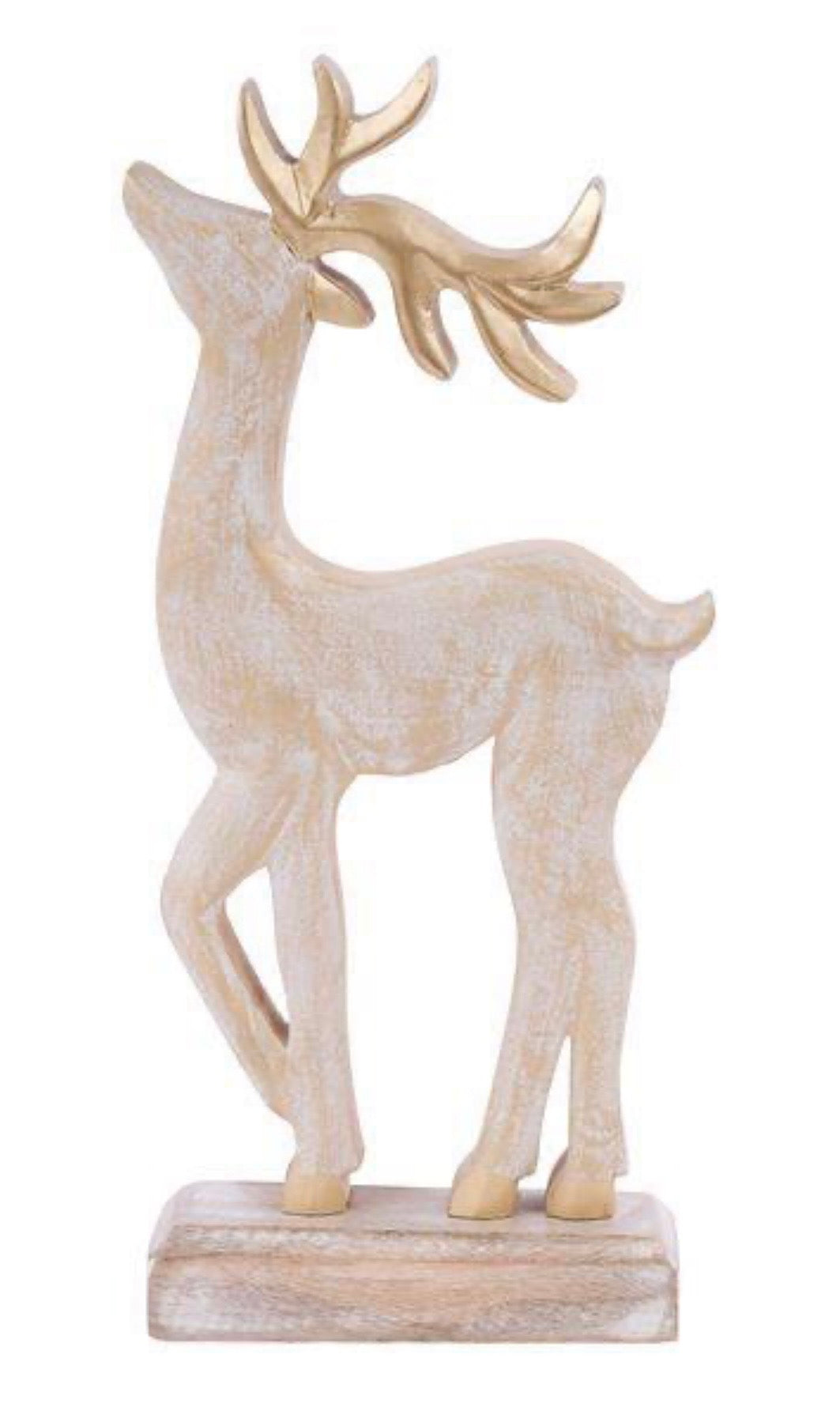 12" Mango Wood Deer