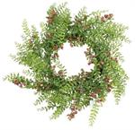 18" Nandina/berry wreath