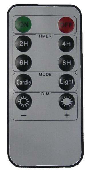 Remote for flickering candle