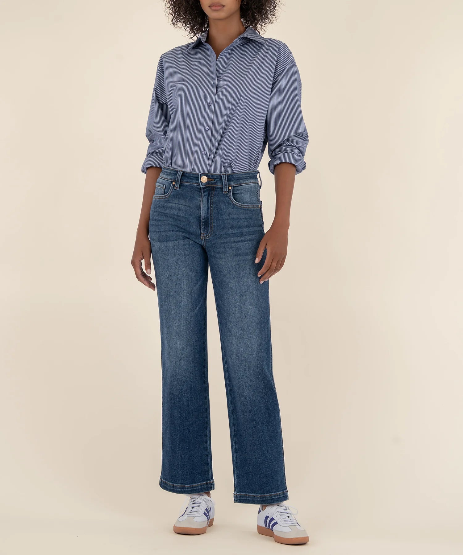 Kut Pattie High Rise Straight Leg Jean