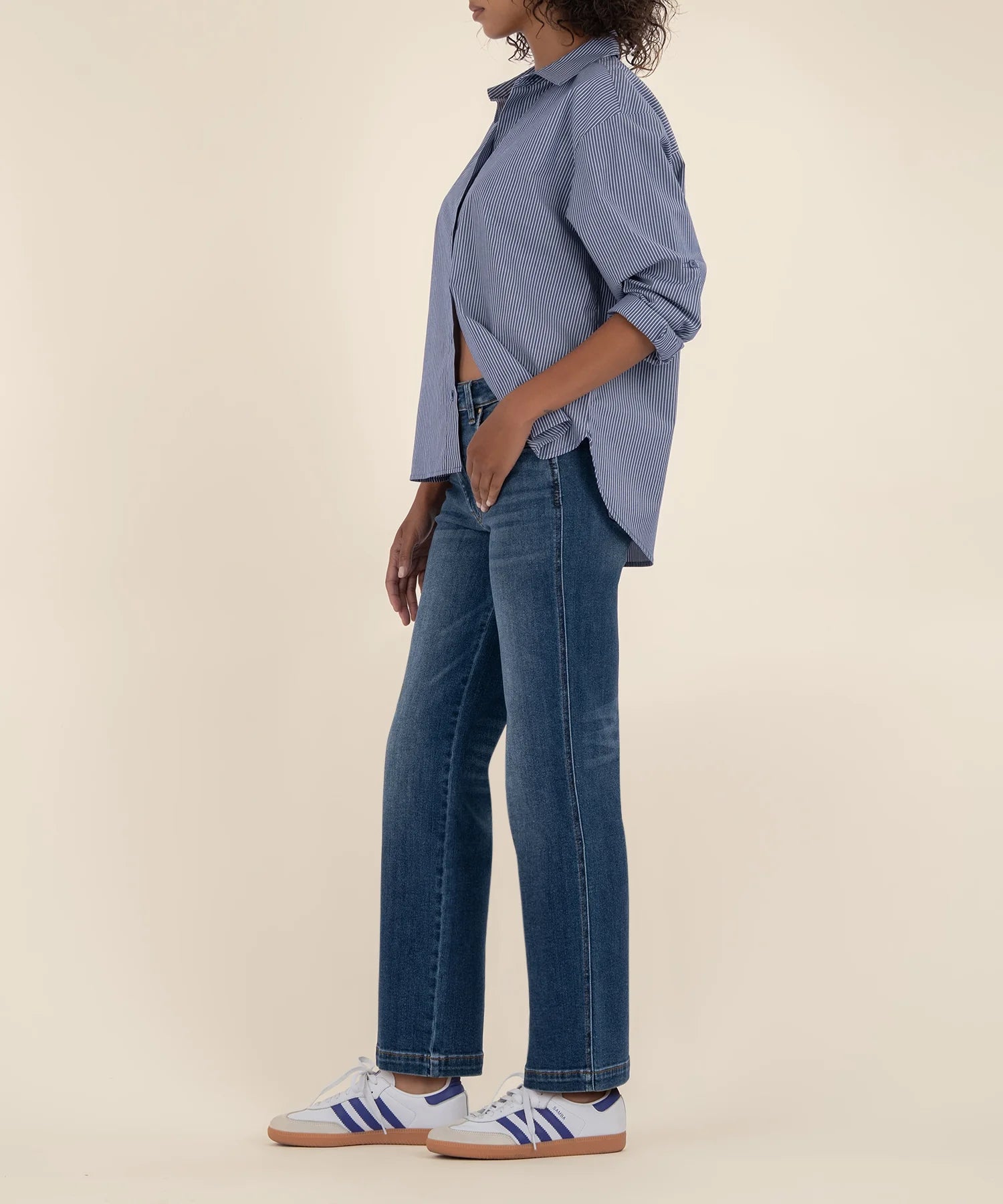 Kut Pattie High Rise Straight Leg Jean