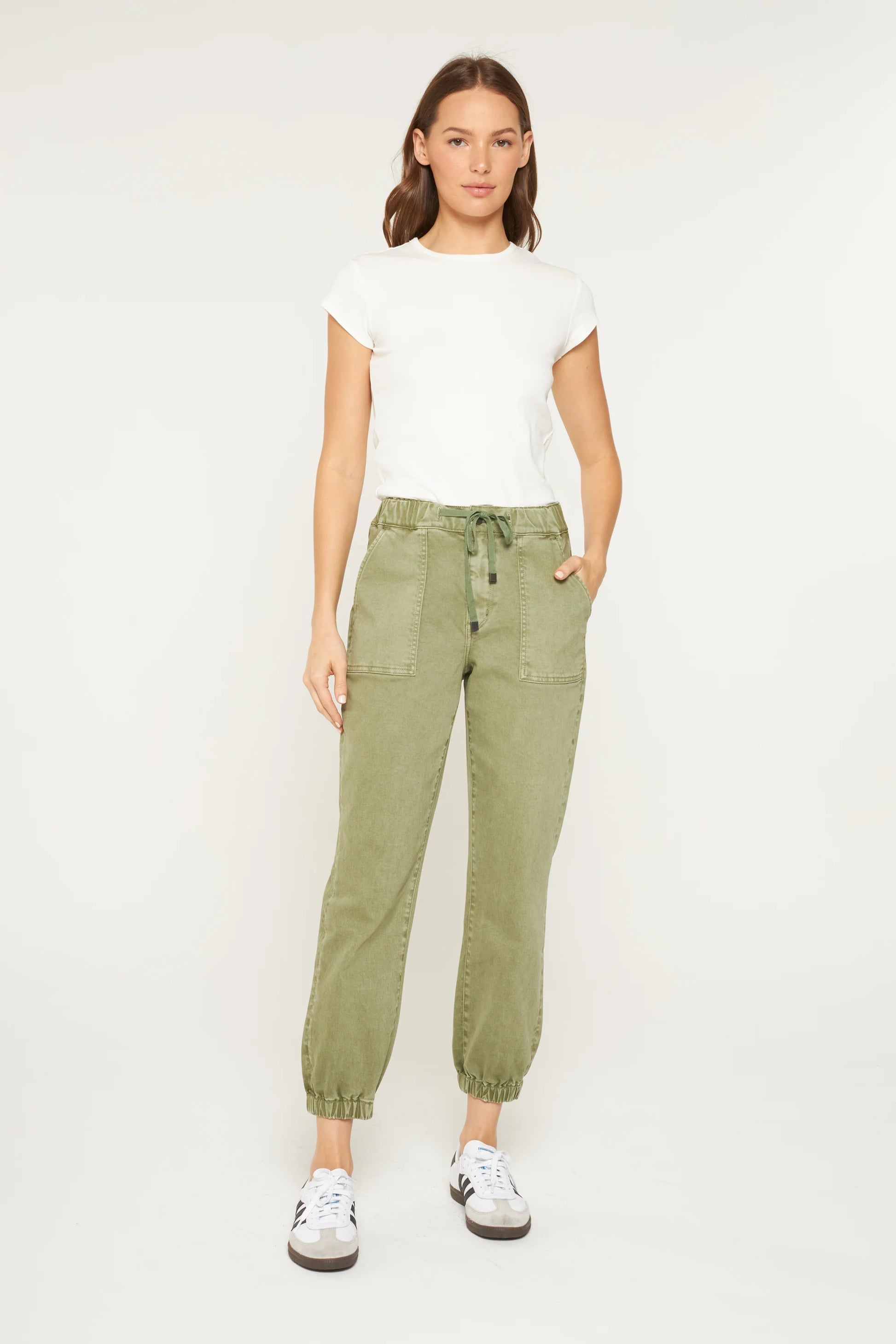 Mica High Rise jogger crop jean